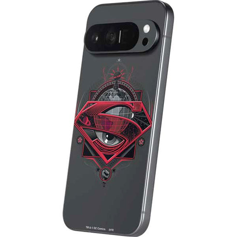 DC Comics Superman Grey Eye Collage Pixel 9 Pro XL Skin